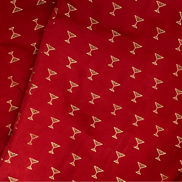 Martini print pants. Size 4. Skirtin Around brand. Super cute. - Picture 2 of 7